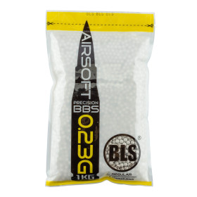 Billes 0.23g BLS STD 6mm - Sachet de 1 kg  Chez DEVILLE ARMORY. Votre armurerie en ligne.