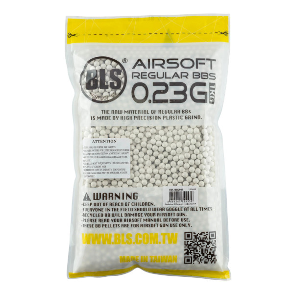 Billes 0.23g BLS STD 6mm - Sachet de 1 kg  Chez DEVILLE ARMORY. Votre armurerie en ligne.