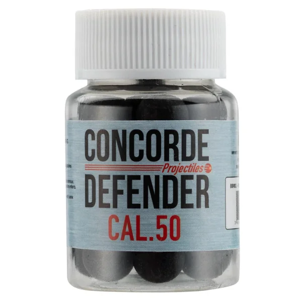 Concorde Defender Cal. 50 - Billes de Défense caoutchouc -Pot de 30 billes