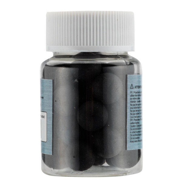 Cal. 50 - Billes de Défense caoutchouc -Pot de 30 billes  Chez DEVILLE ARMORY. Votre armurerie en ligne.