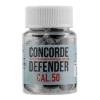 Concorde Defender Cal. 50 - Billes de Défense à ailettes caoutchouc - Pot de 30 munitions Sniper
