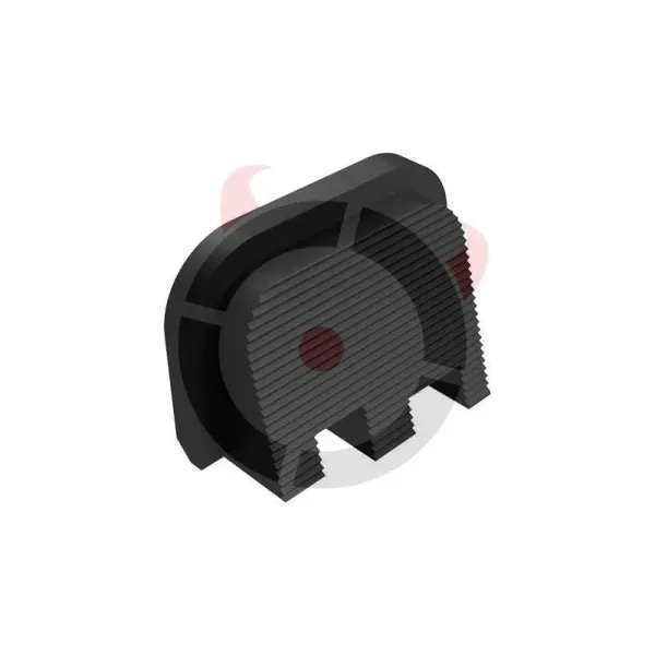 KMR Plaque de culasse rainurée aluminium noir pour CZ P-10