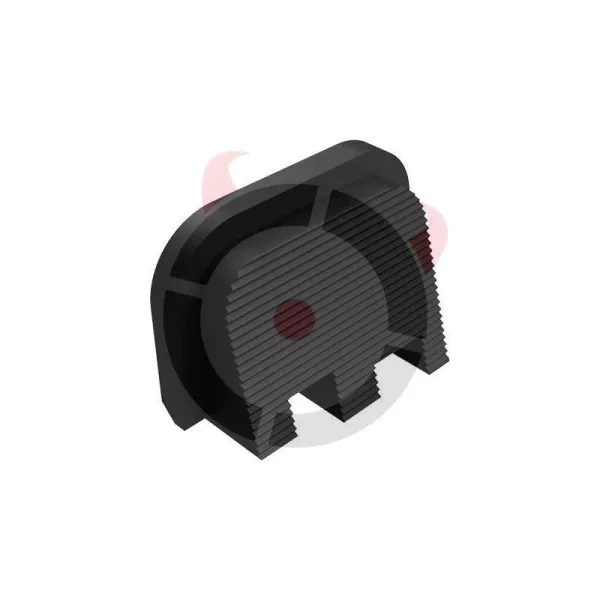 KMR Plaque de culasse rainurée aluminium noir pour CZ P-10