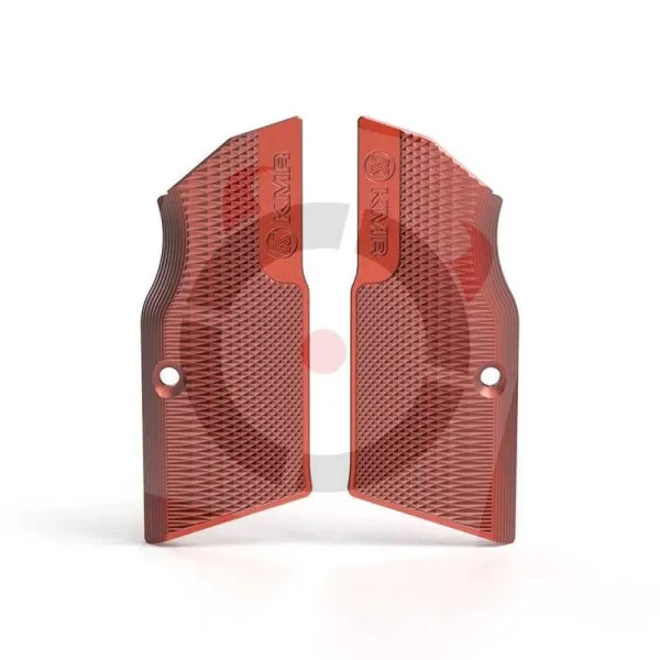 Grips KMR DiamondCut Courts Rouge Aluminium