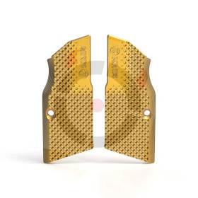 GRIPS KMR LP DOTMATRIX SHORT  Doré / Gold Orca & Emiq  Chez DEVILLE ARMORY. Votre armurerie en ligne.