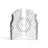Grips KMR LP Court WAVES Aluminium Gris pour KMR L-02 EMIQ