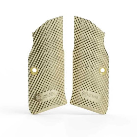 GRIPS KMR W DOTMATRIX ERGO Laiton  Chez DEVILLE ARMORY. Votre armurerie en ligne.