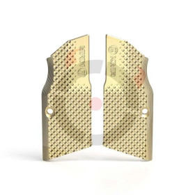 GRIPS KMR L DOTMATRIX SHORT laiton  Chez DEVILLE ARMORY. Votre armurerie en ligne.