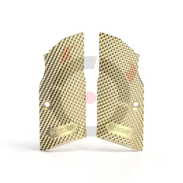 GRIPS KMR L DOTMATRIX ERGO SHORT laiton  Chez DEVILLE ARMORY. Votre armurerie en ligne.