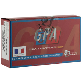 Cartouches à percussion centrale Sologne GPA 30R Blaser  Chez DEVILLE ARMORY. Votre armurerie en ligne.