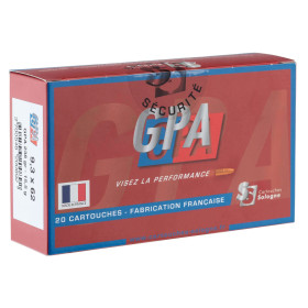 Cartouches à percussion centrale Sologne 9.3 x 62 Mag à balle GPA  Chez DEVILLE ARMORY. Votre armurerie en ligne.