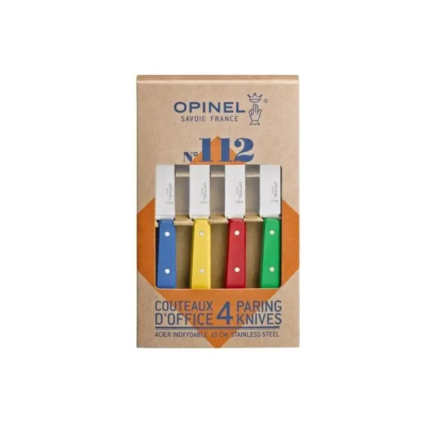 COFFRET 4 OFFICE OPINEL N.112 COL. PANACHES INOX