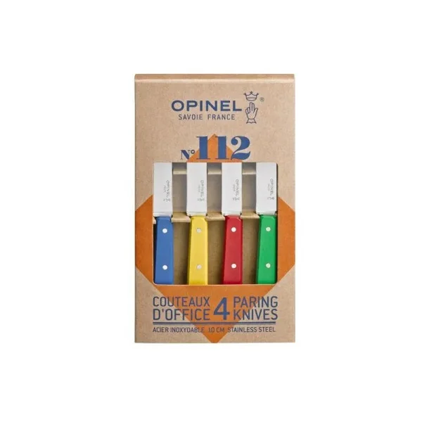 COFFRET 4 OFFICE OPINEL N.112 COL. PANACHES INOX