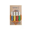 COFFRET 4 OFFICE OPINEL N.112 COL. PANACHES INOX