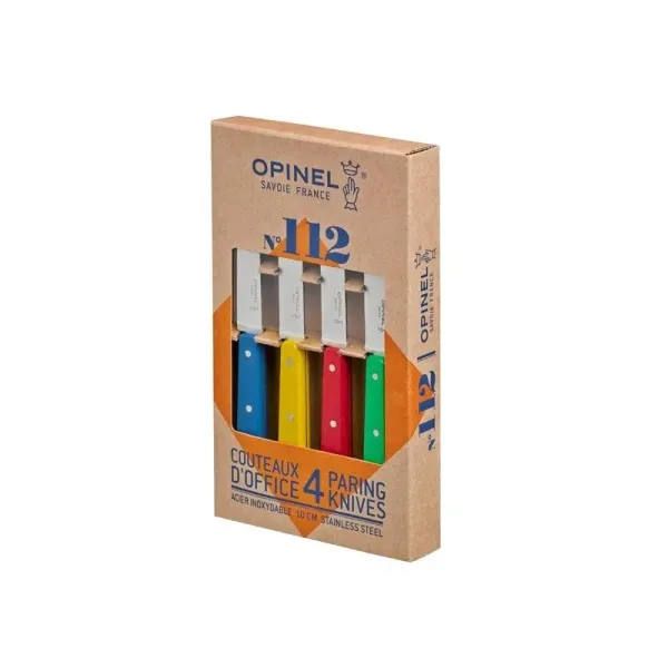COFFRET 4 OFFICE OPINEL N.112 COL. PANACHES INOX