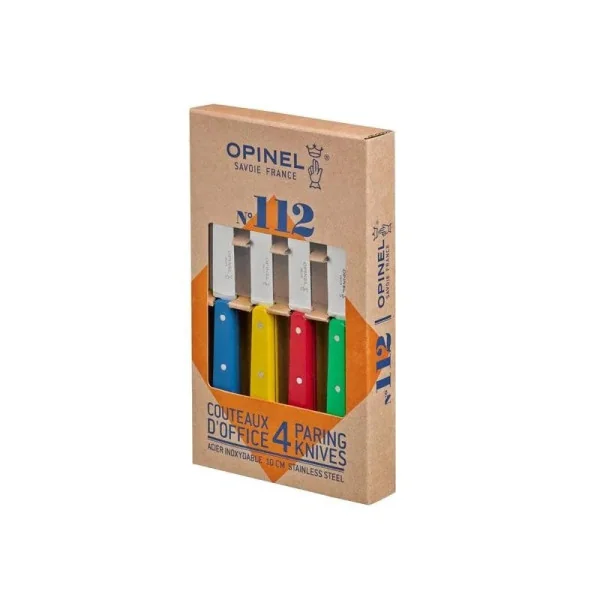 COFFRET 4 OFFICE OPINEL N.112 COL. PANACHES INOX