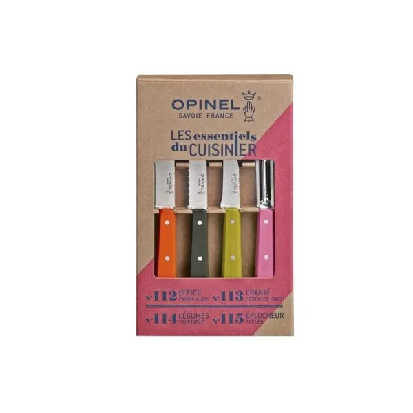 COF.OPINEL "LES ESSENTIELS DU CUISINIER" COL.PANACHES