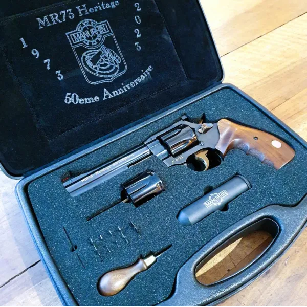 Revolver MANURHIN MR73 HERITAGE 5" 1/4 9x19 ET 38/357mag