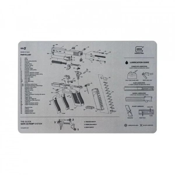 TAPIS DE DÉMONTAGE GRIS - GLOCK