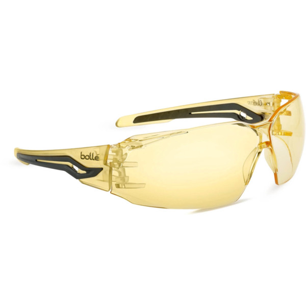 Lunettes de protection BOLLE Silex verres Ambre LUNETTES BOLLE SILEX AMBRE - JAUNE  Chez DEVILLE ARMORY. Votre armurerie en lign