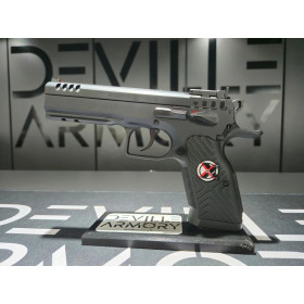 Pistolet TANFOGLIO STOCK III XTREME CAL. 9x19  Chez DEVILLE ARMORY. Votre armurerie en ligne.