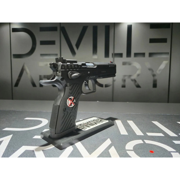 Pistolet TANFOGLIO STOCK III XTREME CAL. 9x19  Chez DEVILLE ARMORY. Votre armurerie en ligne.