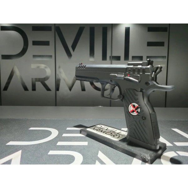 Pistolet TANFOGLIO STOCK III XTREME CAL. 9x19  Chez DEVILLE ARMORY. Votre armurerie en ligne.