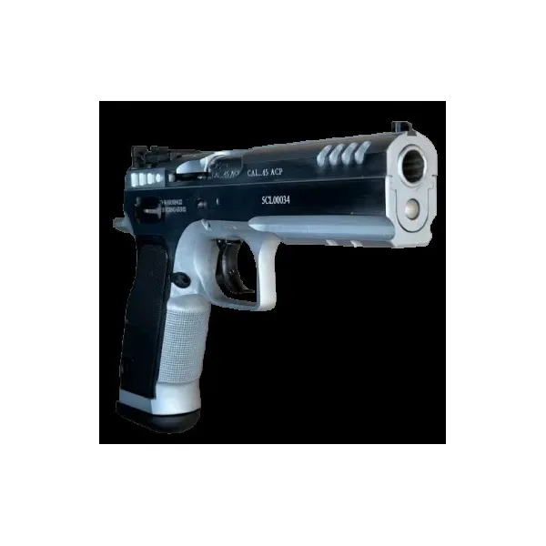 Pistolet TANFOGLIO STOCK III SPECIAL CHROME CAL. 45ACP