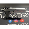 Pistolet Tanfoglio Witness 1911 Custom Chrome 9X19  Chez DEVILLE ARMORY. Votre armurerie en ligne.