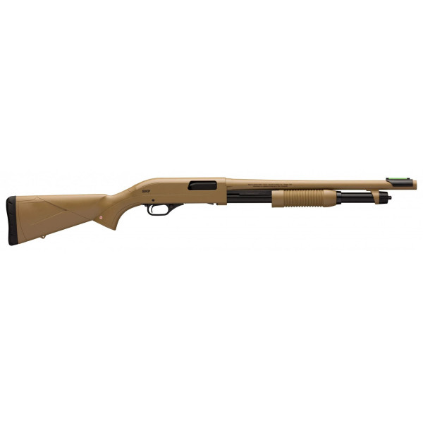 Fusil à pompe SXP Dark Earth Defender Rifled Winchester - 12/76  Chez DEVILLE ARMORY. Votre armurerie en ligne.