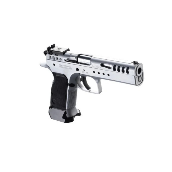 Pistolet TANFOGLIO LIMITED HC CUSTOM 45Acp hardchrommed / noir  Chez DEVILLE ARMORY. Votre armurerie en ligne.