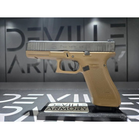 Pistolet Glock 17 Gen5 FR Coyote PSA ARMEE FRANCAISE  Chez DEVILLE ARMORY. Votre armurerie en ligne.