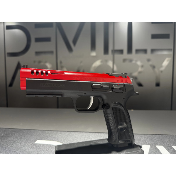 Pistolet TANFOGLIO FORCE 22 L SPORT CULASSE ROUGE  Chez DEVILLE ARMORY. Votre armurerie en ligne.