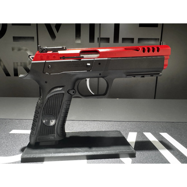 Pistolet TANFOGLIO FORCE 22 L SPORT CULASSE ROUGE  Chez DEVILLE ARMORY. Votre armurerie en ligne.
