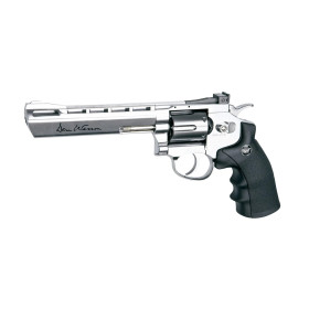 REVOLVER GNB DAN WESSON 6'' CHROME BRILLANT 4.5 CO2- PLOMBS  Chez DEVILLE ARMORY. Votre armurerie en ligne.