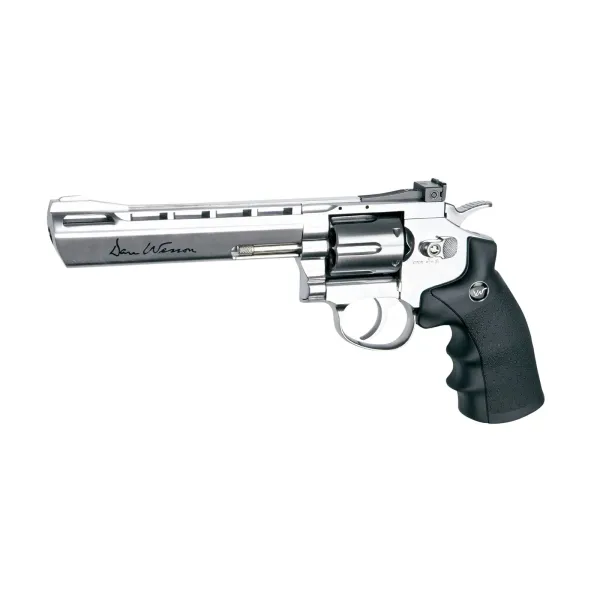 REVOLVER GNB DAN WESSON 6'' CHROME BRILLANT 4.5 CO2- PLOMBS
