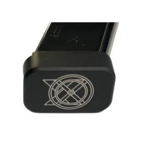 CHARGEUR NOIR TANFOGLIO POUR TOUS PISTOLETS SMALL FRAME EN 9X19 TALON ALU NOIR XTREME  Chez DEVILLE ARMORY. Votre armurerie en l