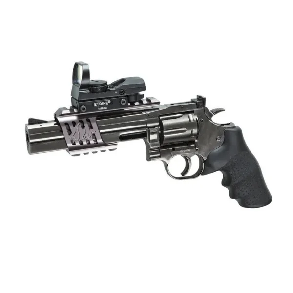 ASG REVOLVER GNB DAN WESSON DW715 6'' STEEL GREY 4.5 CO2 -PLOMBS