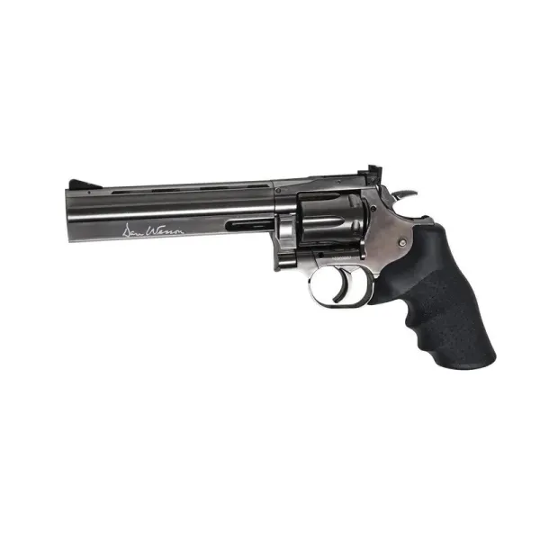 ASG REVOLVER GNB DAN WESSON DW715 6'' STEEL GREY 4.5 CO2 -PLOMBS