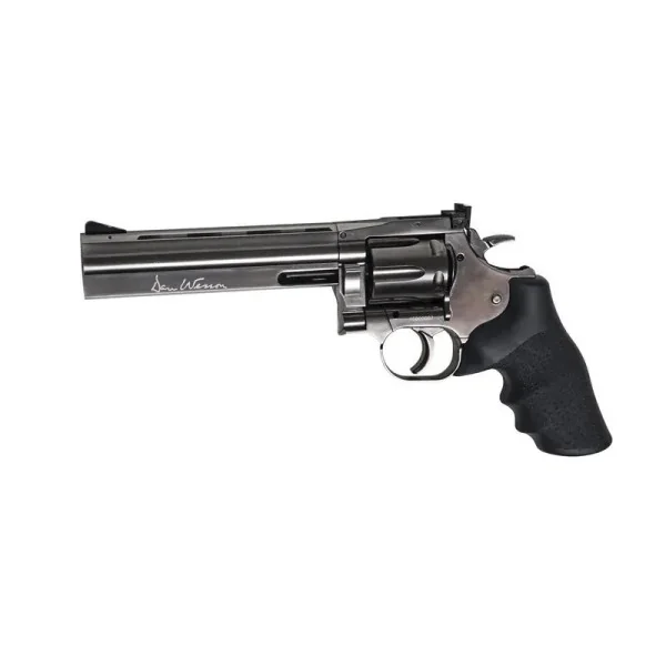ASG REVOLVER GNB DAN WESSON DW715 6'' STEEL GREY 4.5 CO2 -PLOMBS