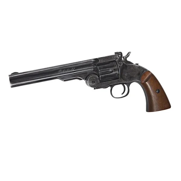 ASG Revolver SCHOFIELD 6 CO2 Noir FULL METAL 4.5 PLOMBS