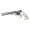 ASG REVOLVER SCHOFIELD 6 CO2 IVORY FULL METAL 4.5 PLOMBS