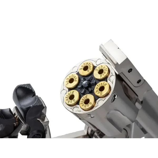 ASG REVOLVER SCHOFIELD 6 CO2 IVORY FULL METAL 4.5 PLOMBS