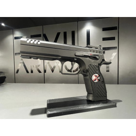 Pistolet TANFOGLIO STOCK III EXTREM PRO OR 9x19  Chez DEVILLE ARMORY. Votre armurerie en ligne.