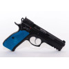 Grips épais M-ARMS Monarch 1 CZ 75 & SHADOW 1/2 Bleu  Chez DEVILLE ARMORY. Votre armurerie en ligne.