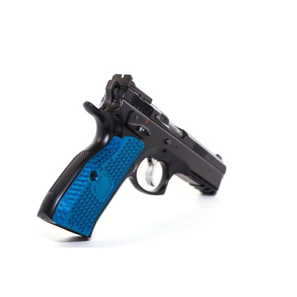 Grips épais M-ARMS Monarch 1 CZ 75 & SHADOW 1/2 Laiton chromé  Chez DEVILLE ARMORY. Votre armurerie en ligne.