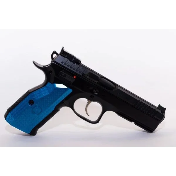 Grips M-ARMS Monarch 2 pour CZ SHADOW 2 Bleu
