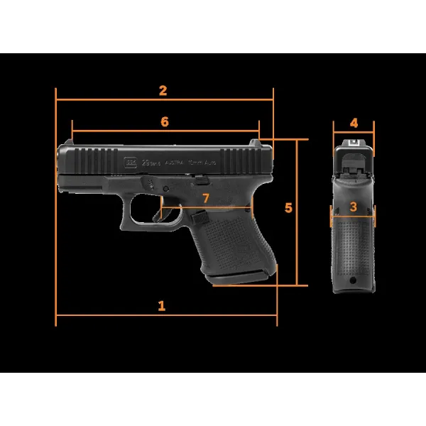 Pistolet GLOCK 29 GEN5 FS 10mm auto
