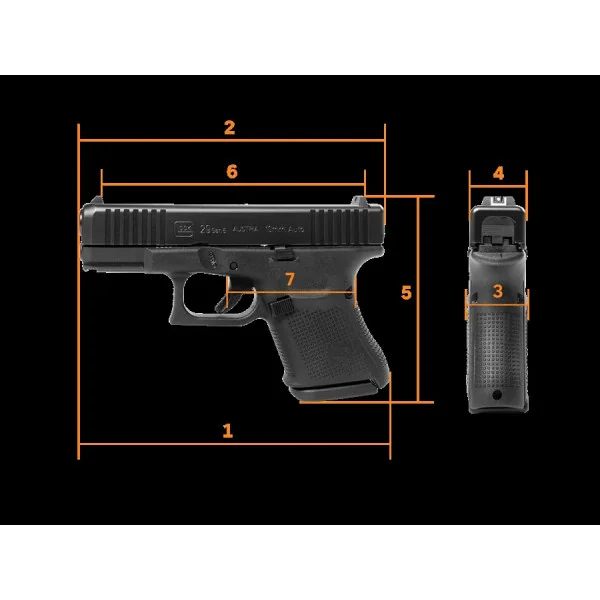 Pistolet GLOCK 29 GEN5 FS 10mm auto