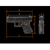 Pistolet GLOCK 29 GEN5 FS 10mm auto  Chez DEVILLE ARMORY. Votre armurerie en ligne.